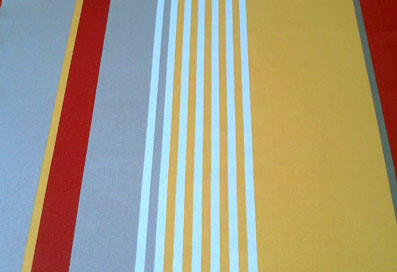 red stripes basque cotton cloth