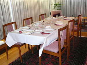 White Jacquard coated tablecloth