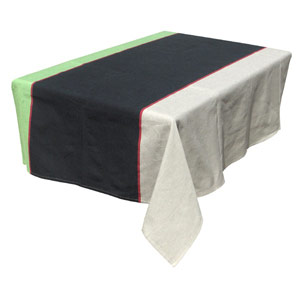 toile basque coated large rectangular cloth