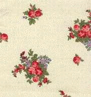 Traditional French cotton fabric all over design