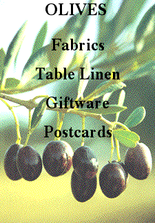 products of Provence with olive design
