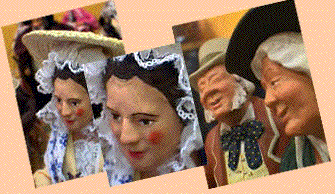 Making of a santon of Provence