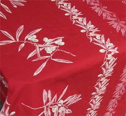 olive design tablecloth