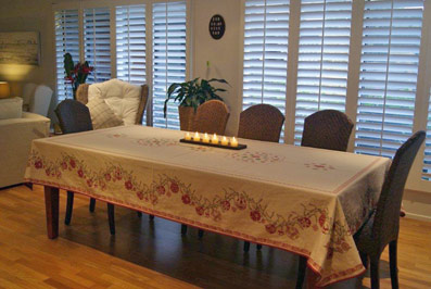 Holidays tablecloth