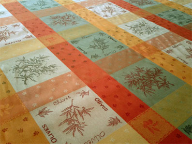 olives design french Jacquard tablecloth