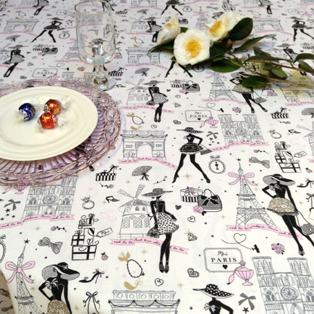 french tablecloth from Paris