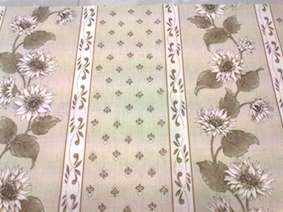 beige coated placemats