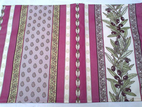 pink coated placemats