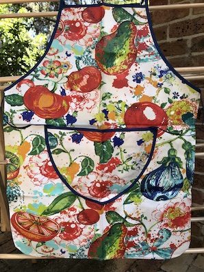 acrylic coated apron from provence