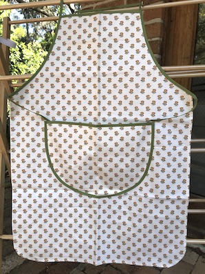 acrylic coated apron from provence