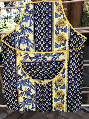 acrylic coated apron from provence