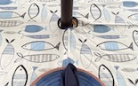 bespoke umbrella friendly tablecloth